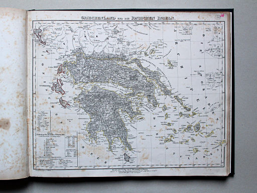Sohr-Berghaus Universal-Handatlas NL, 1850
66. Griechenland und die Ionischen Inseln