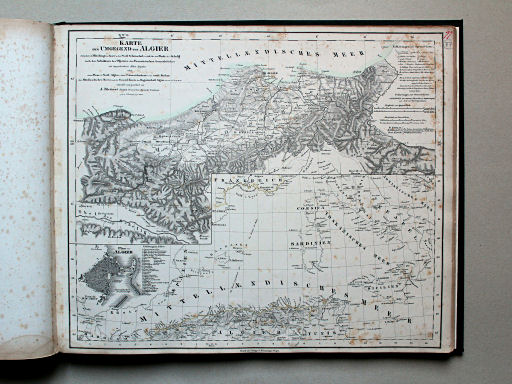 Sohr-Berghaus Universal-Handatlas NL, 1850
77. Karte der Umgegend von Algier