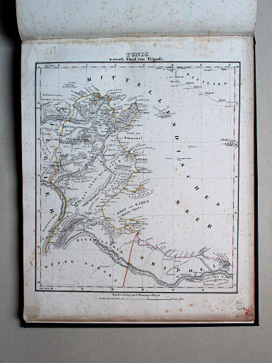 Sohr-Berghaus Universal-Handatlas NL, 1850
78. Tunis u. westl. Theil von Tripoli