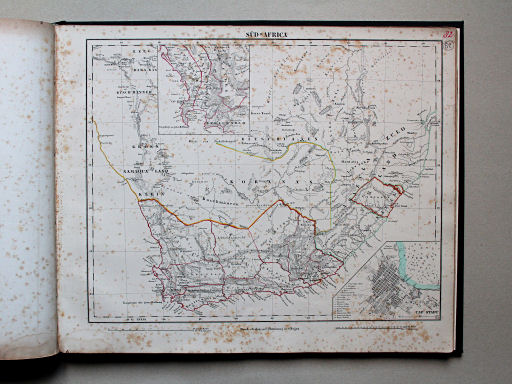 Sohr-Berghaus Universal-Handatlas NL, 1850
82. Süd-Africa