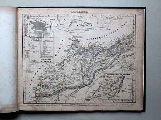 Sohr-Berghaus Universal-Handatlas NL, 1850
84. Marokko