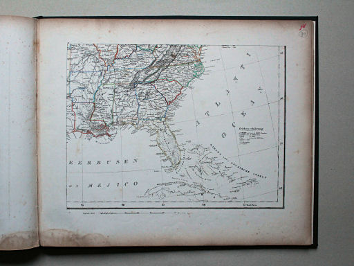 Sohr-Berghaus Universal-Handatlas NL, 1850
90. Vereinigte Staaten von Nordamerika 4
