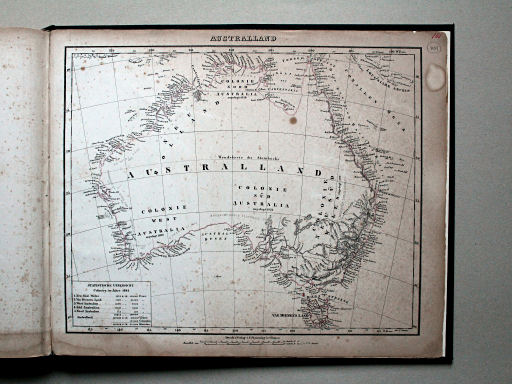 Sohr-Berghaus Universal-Handatlas NL, 1850
101. Australland