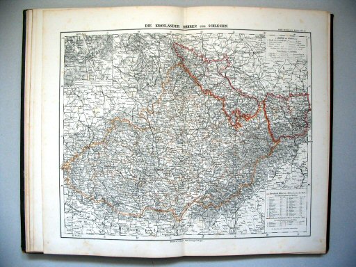 Sohr-Berghaus Hand-Atlas, Österreich (1884)
8. Die Kronländer Mähren und Schlesien