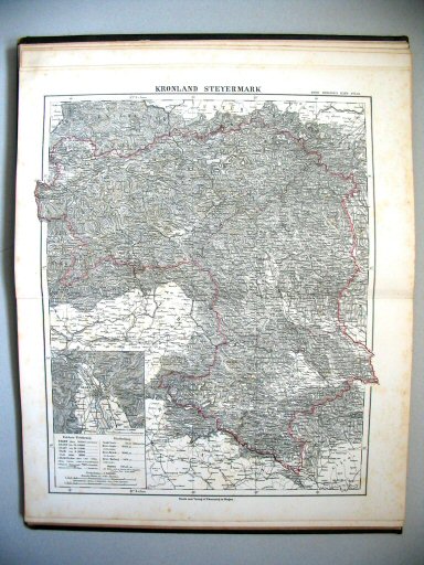 Sohr-Berghaus Hand-Atlas, Österreich (1884)
10. Kronland Steyermark