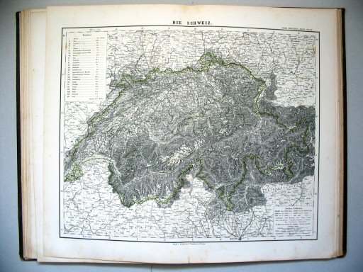 Sohr-Berghaus Hand-Atlas, Österreich (1884)
20. Die Schweiz