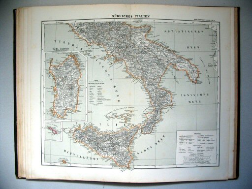Sohr-Berghaus Hand-Atlas, Österreich (1884)
22. Südliches Italien