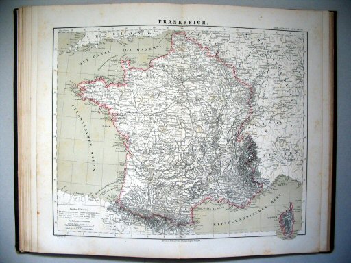 Sohr-Berghaus Hand-Atlas, Österreich (1884)
23. Frankreich