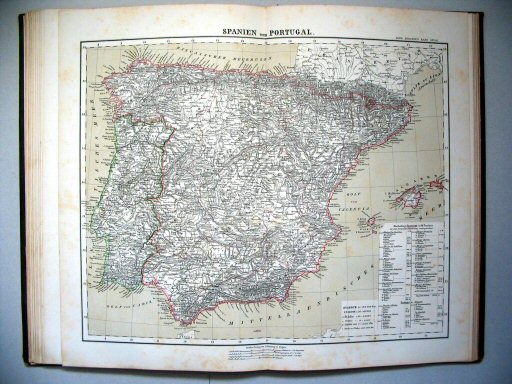 Sohr-Berghaus Hand-Atlas, Österreich (1884)
24. Spanien und Portugal
