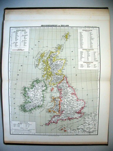 Sohr-Berghaus Hand-Atlas, Österreich (1884)
25. Grossbritannien und Ireland