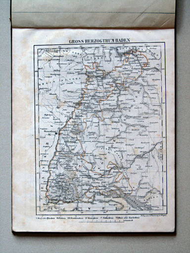 Sohr's Atlas von Deutschland, 1841
1. Gross Herzogthum Baden