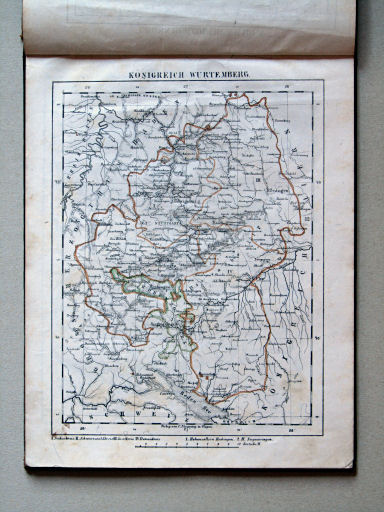 Sohr's Atlas von Deutschland, 1841
2. Königreich Würtemberg