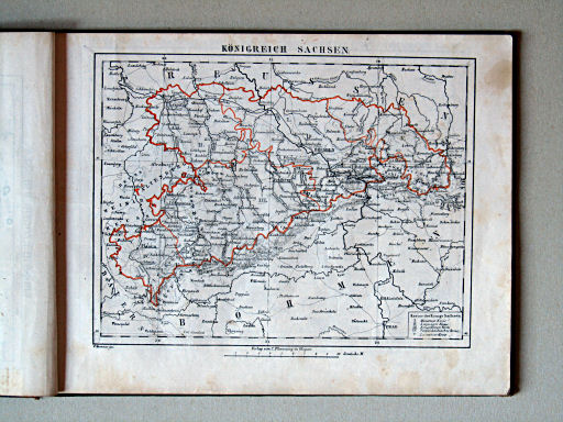 Sohr's Atlas von Deutschland, 1841
6. Königreich Sachsen