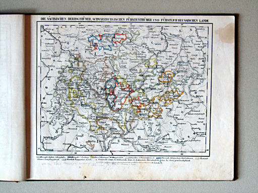 Sohr's Atlas von Deutschland, 1841
7. Die Sächsischen Herzogthümer ...