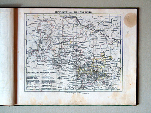 Sohr's Atlas von Deutschland, 1841
8. Hannover und Braunschweig