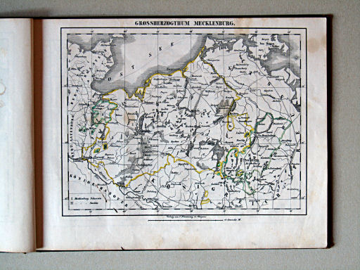 Sohr's Atlas von Deutschland, 1841
10. Grossherzogthum Mecklenburg