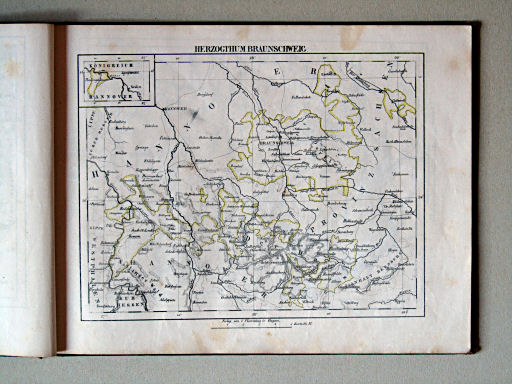 Sohr's Atlas von Deutschland, 1841
11. Herzogthum Braunschweig