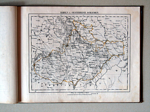 Sohr's Atlas von Deutschland, 1841
16. Mähren u. Oesterreich. Schlesien