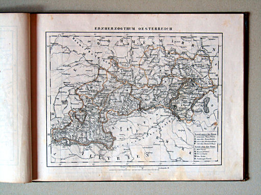 Sohr's Atlas von Deutschland, 1841
17. Erzherzogthum Oesterreich