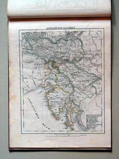 Sohr's Atlas von Deutschland, 1841
19. Königreich Illyrien