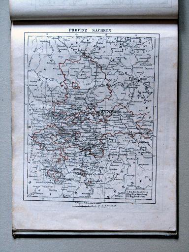 Sohr's Atlas von Deutschland, 1841
22. Provinz Sachsen