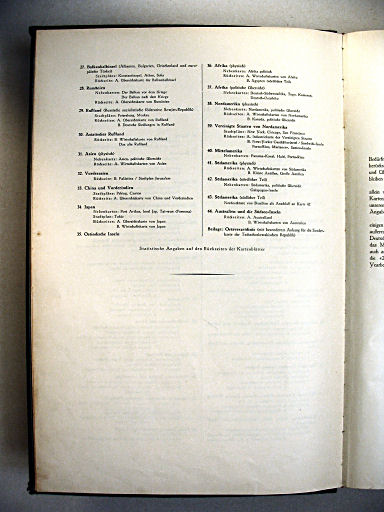 Ullsteins Weltatlas (1923)
Inhoudsopgave, 2 / Table of contents, 2