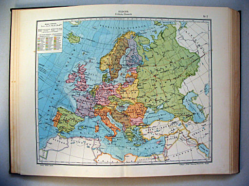 Ullsteins Weltatlas (1923)
2. Europa (politische Übersicht)
Europa (staatkundig) / Europe (political)