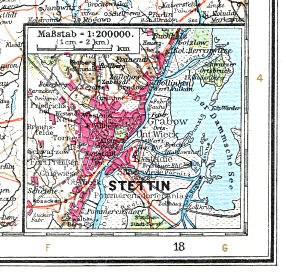 Ullsteins Weltatlas (1923)
7a. Stettin
Stettin (Szczecin)