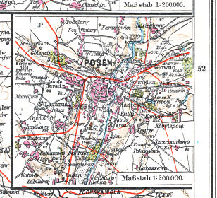 Ullsteins Weltatlas (1923)
9b. Posen
Posen (Poznań)