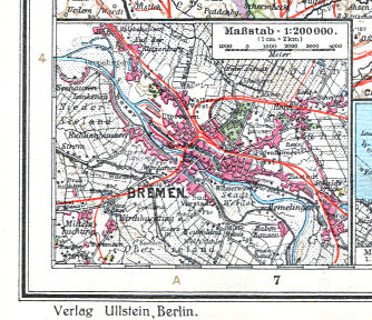 Ullsteins Weltatlas (1923)
11a. Bremen
Bremen