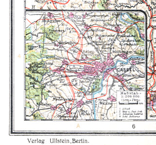 Ullsteins Weltatlas (1923)
13b. Cassel
Kassel