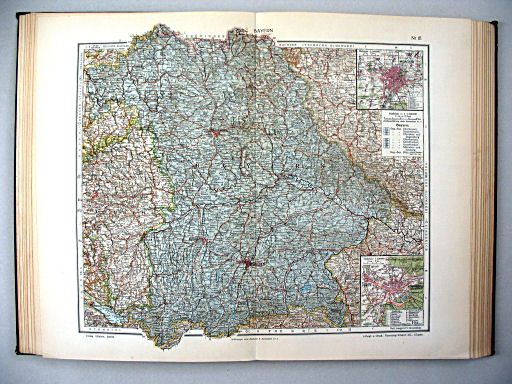 Ullsteins Weltatlas (1923)
15. Bayern
Beieren / Bavaria