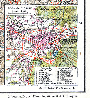 Ullsteins Weltatlas (1923)
Nürnberg
Neurenberg / Nuremberg