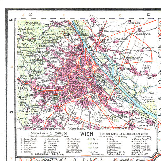 Ullsteins Weltatlas (1923)
16a. Wien
Wenen / Vienna