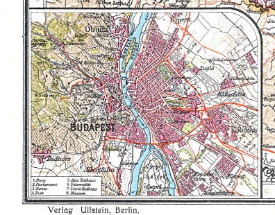 Ullsteins Weltatlas (1923)
17a. Budapest
Budapest
