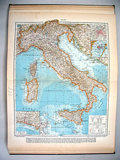 Ullsteins Weltatlas (1923)
20. Italien
Italië / Italy