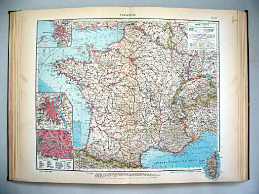 Ullsteins Weltatlas (1923)
21. Frankreich
Frankrijk / France