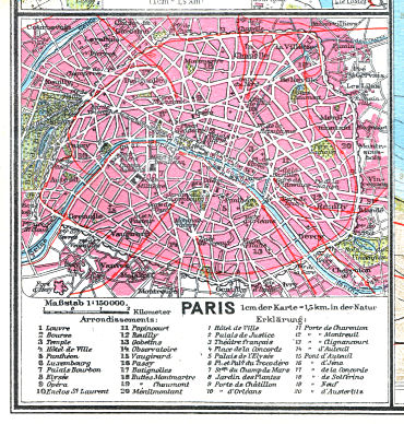 Ullsteins Weltatlas (1923)
21c. Paris
Parijs / Paris