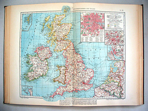 Ullsteins Weltatlas (1923)
22. Grossbritannien und Irland
Groot-Brittannië en Ierland / Great Britain and Ireland