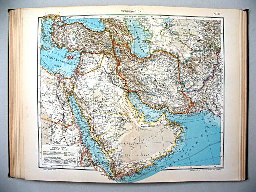 Ullsteins Weltatlas (1923)
32. Vorderasien
Zuidwest-Azië / Southwest Asia