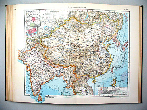 Ullsteins Weltatlas (1923)
33. China und Vorder-Indien
China en Brits-Indië / China and India