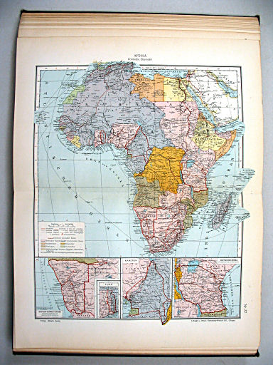 Ullsteins Weltatlas (1923)
37. Afrika (politische Übersicht)
Afrika (staatkundig) / Africa (political)