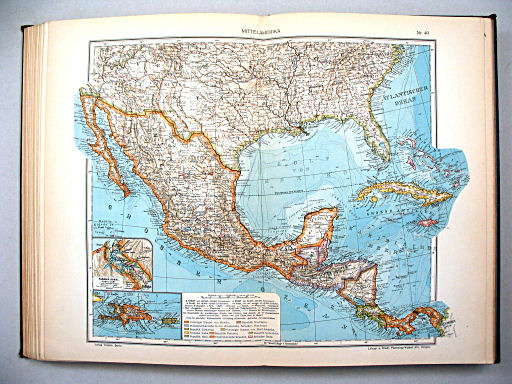 Ullsteins Weltatlas (1923)
40. Mittelamerika
Midden-Amerika / Central America