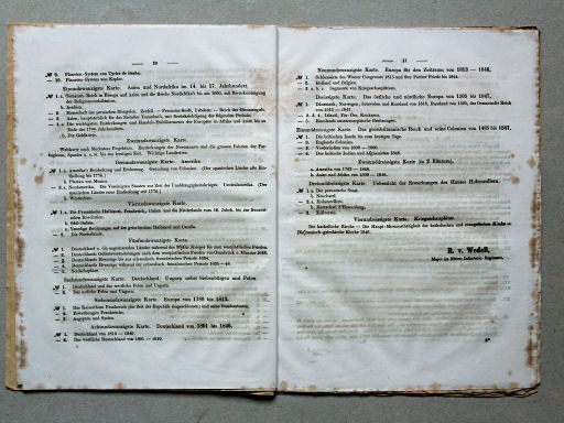 von Wedell's Historischer Hand-Atlas, 1856
Inhoudsopgave / Table of contents (p. 10-11)