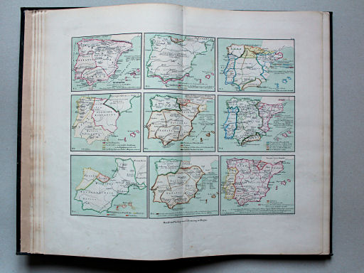 von Wedell's Historischer Hand-Atlas, 1856
6. [Hispanien bis um 1500]
