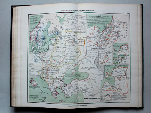 von Wedell's Historischer Hand-Atlas, 1856
12. Ost-Europa und das Ordensland an der Ostsee von 1200 bis 1500