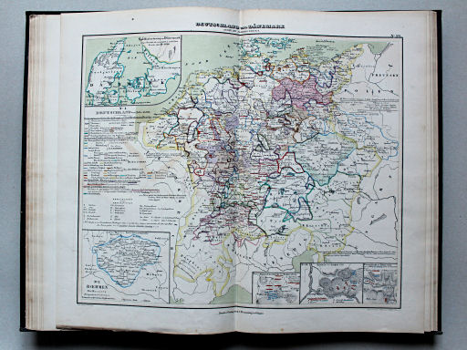 von Wedell's Historischer Hand-Atlas, 1856
16. Deutschland und Dänemark im XIV. und XV. Jahrhundert
