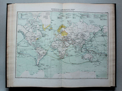 von Wedell's Historischer Hand-Atlas, 1856
22. Entdeckungs- und Erforschungs-Reisen seit den Fahrten der Normannen bis zur neuesten Zeit