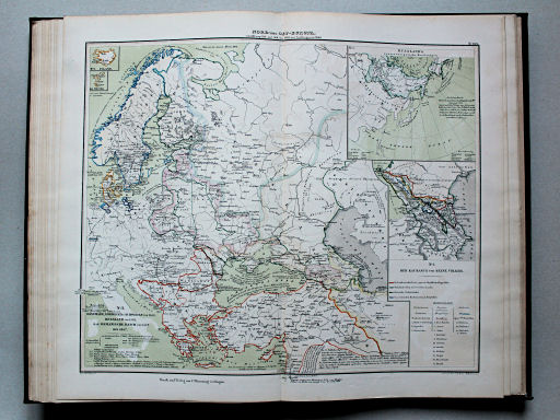 von Wedell's Historischer Hand-Atlas, 1856
30. Nord- und Ost-Europa von 1505 resp. 1512 und 1618 bis 1847 (mit Nachträgen bis 1856)