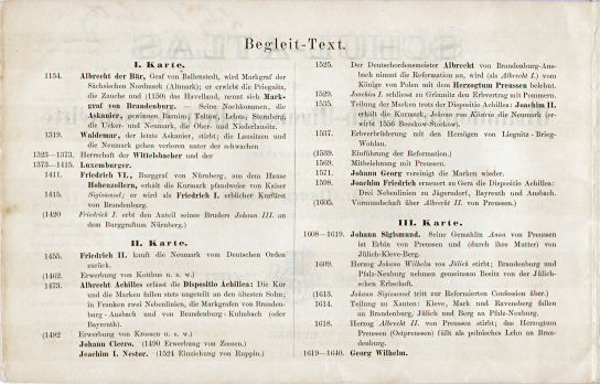 Schul-Atlas zur Brandenburgisch-Preussischen Geschichte
Toelichting 1 / Explanation 1